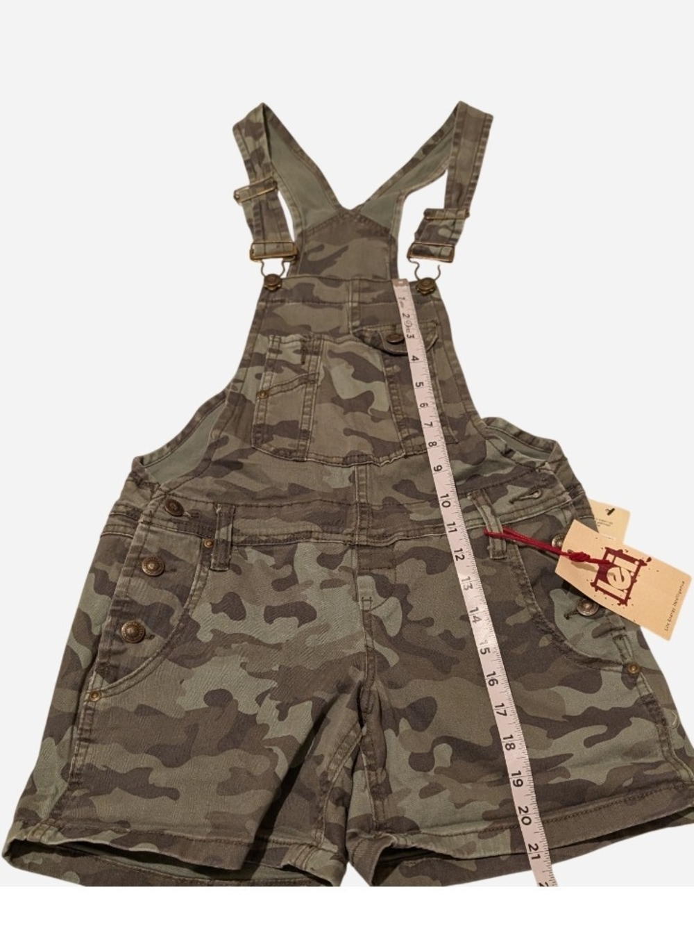 lei Junior's Green Camo Short Overalls - Picture 5 of 7